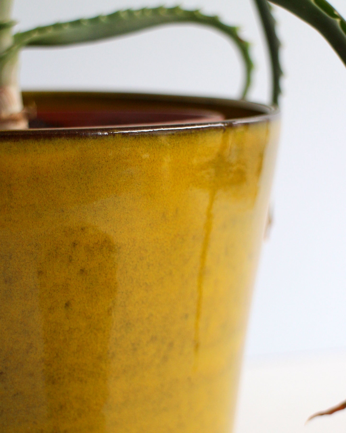 Copri vaso giallo