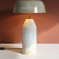 Lampade da tavolo in gres smalto ad effetto avorio