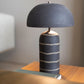 Lampade da tavolo in gres righe