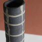 Vaso materico intarsiato quadri piccolo