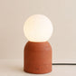 Lampada Moon in Gres graffiato