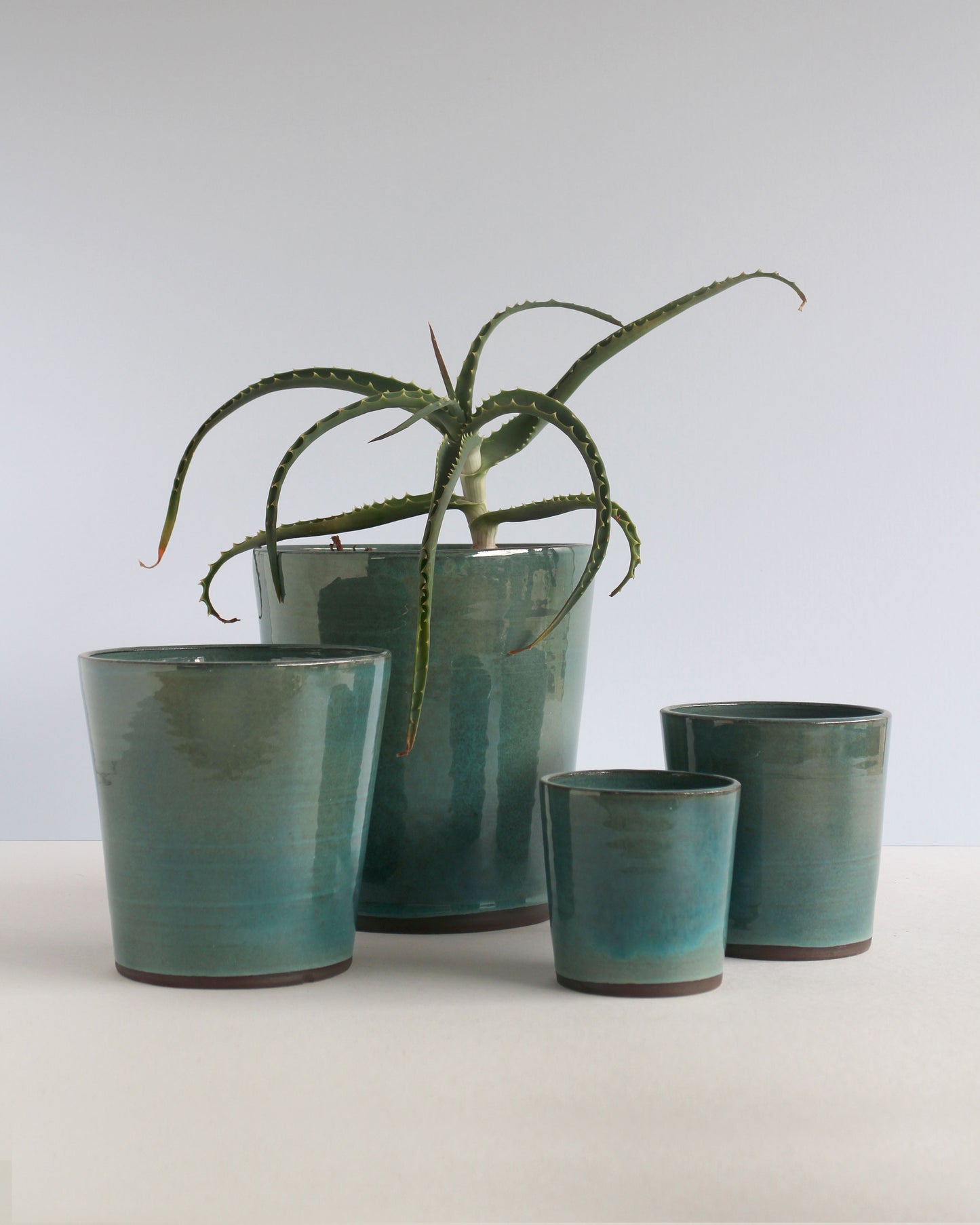 Copri vaso turchese