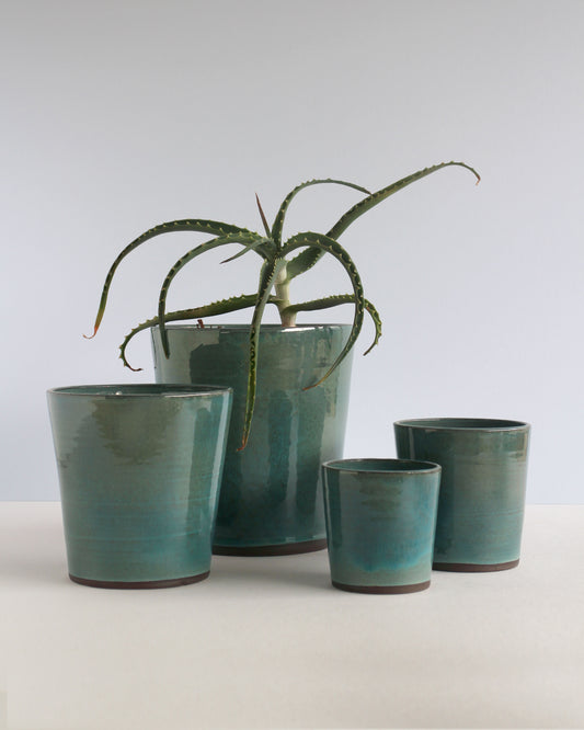 Copri vaso turchese